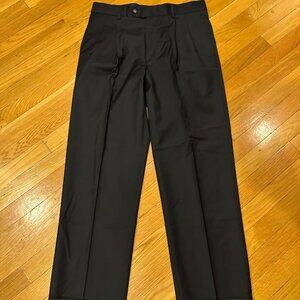 NWT Vintage Wool Brooks Brothers Mens Wide Leg Pant 33X30L